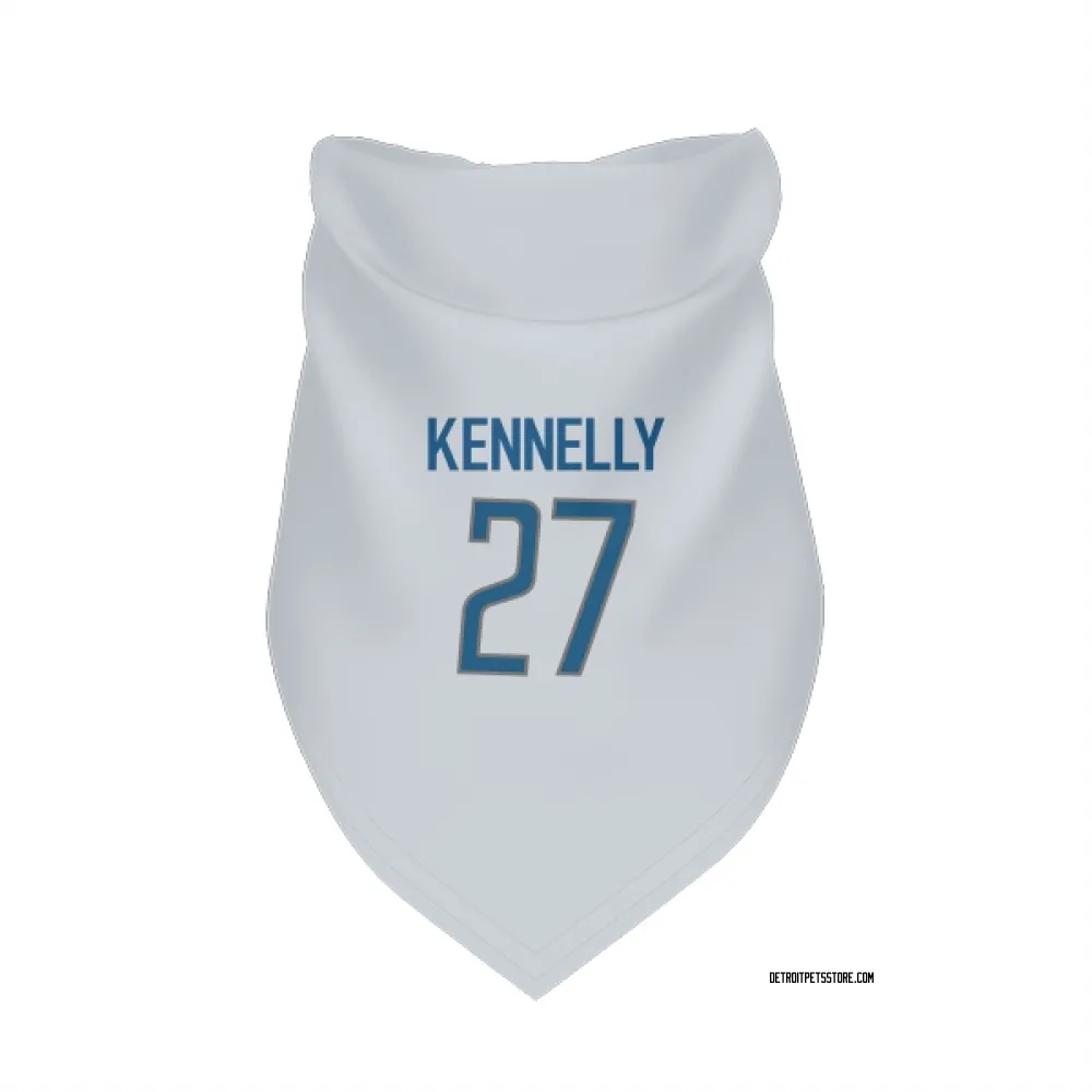 Detroit Lions Ian Kennelly White Pet Bandana for Dog & Cat