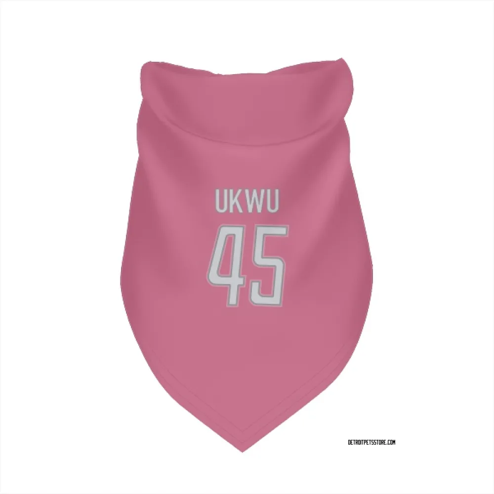 Detroit Lions Isaac Ukwu Pink Pet Bandana for Dog & Cat