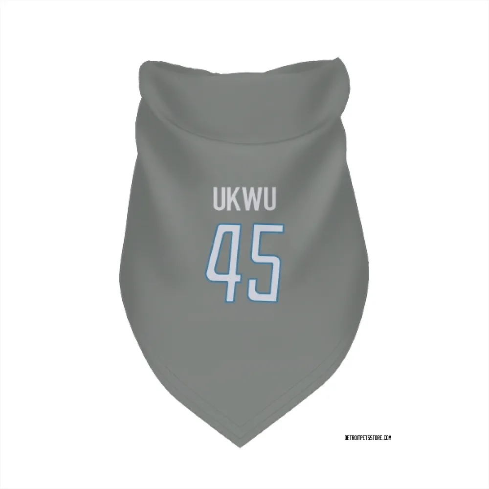 Detroit Lions Isaac Ukwu Steel Pet Bandana for Dog & Cat