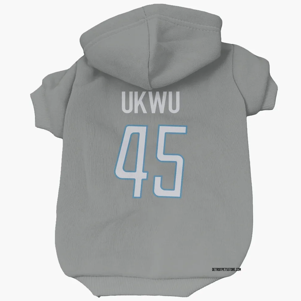 Detroit Lions Isaac Ukwu Steel Pet Hoodie for Dog & Cat