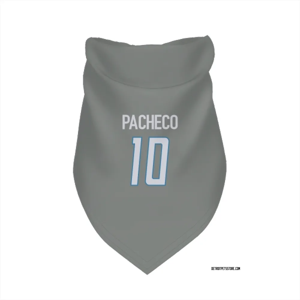 Detroit Lions Isiah Pacheco Steel Pet Bandana for Dog & Cat