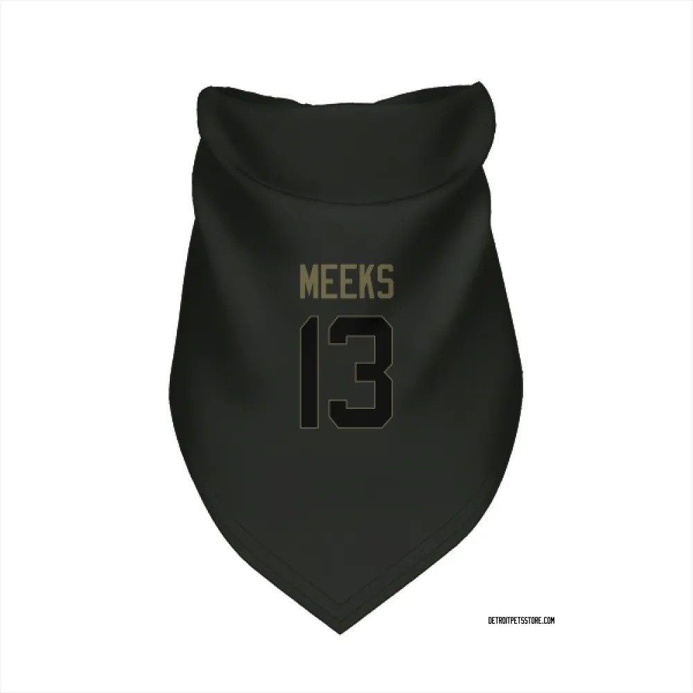 Detroit Lions Jackson Meeks Black Service Pet Bandana for Dog & Cat