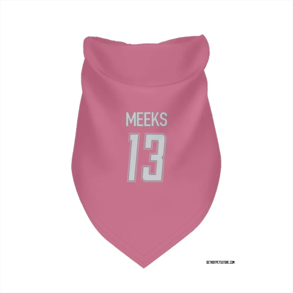 Detroit Lions Jackson Meeks Pink Pet Bandana for Dog & Cat