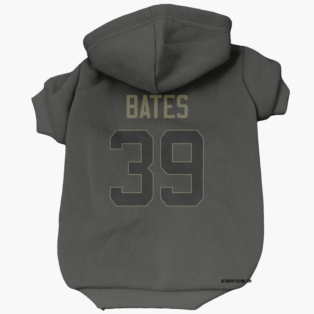 Detroit Lions Jake Bates Black Service Pet Hoodie for Dog & Cat