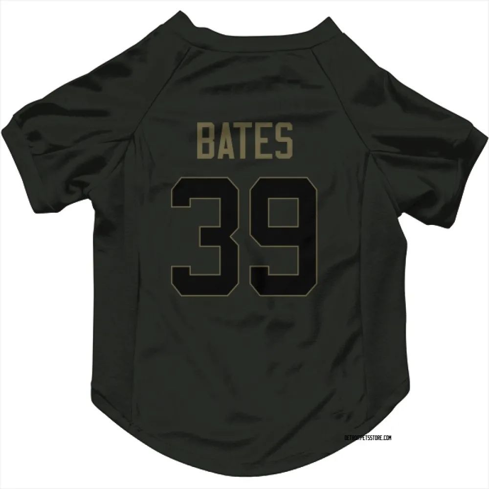 Detroit Lions Jake Bates Black Service Pet Jersey for Dog & Cat