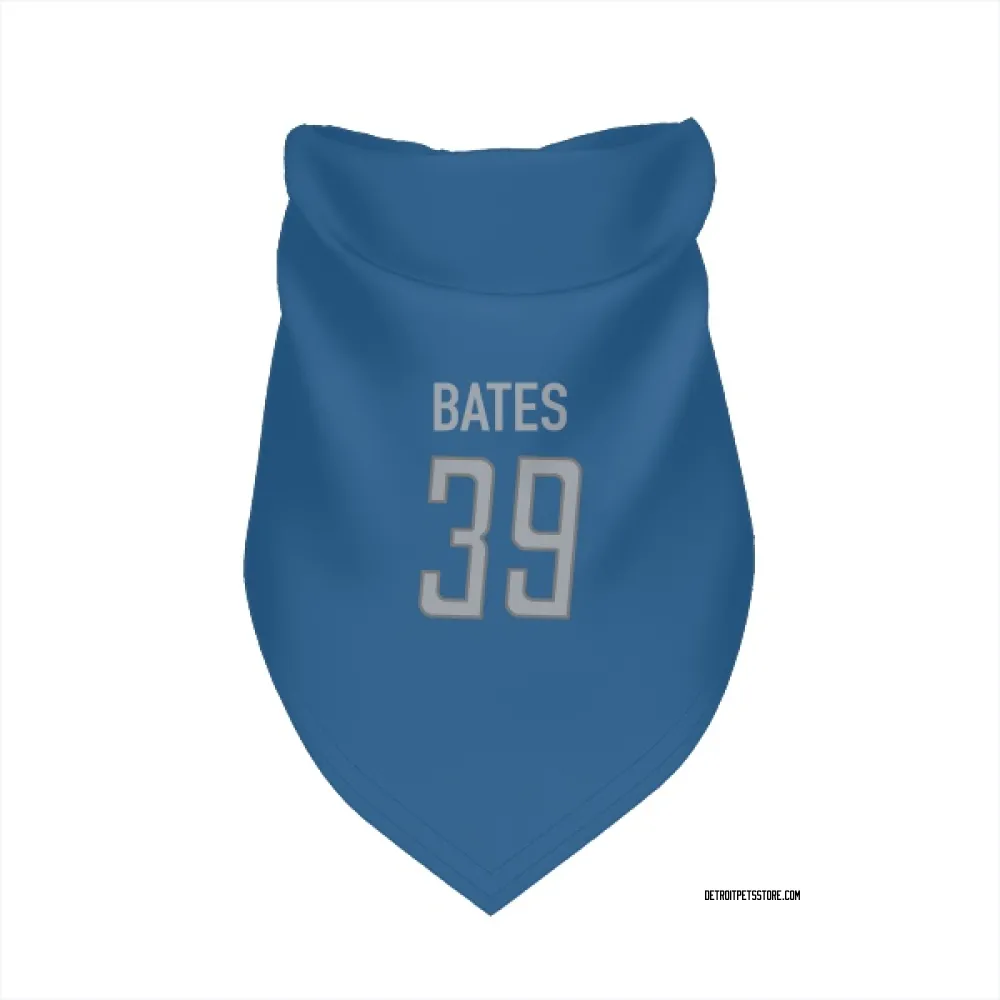 Detroit Lions Jake Bates Blue Pet Bandana for Dog & Cat
