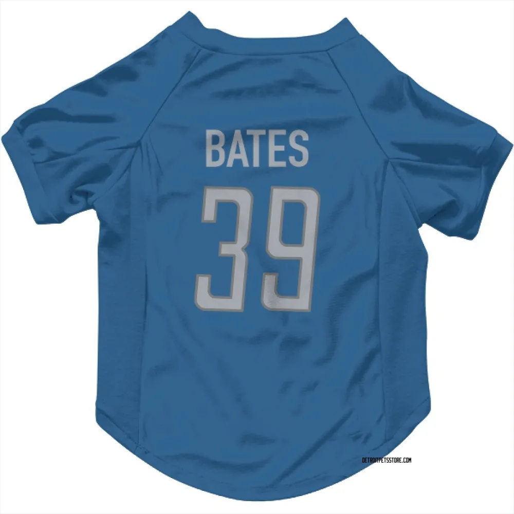 Detroit Lions Jake Bates Blue Pet Jersey for Dog & Cat