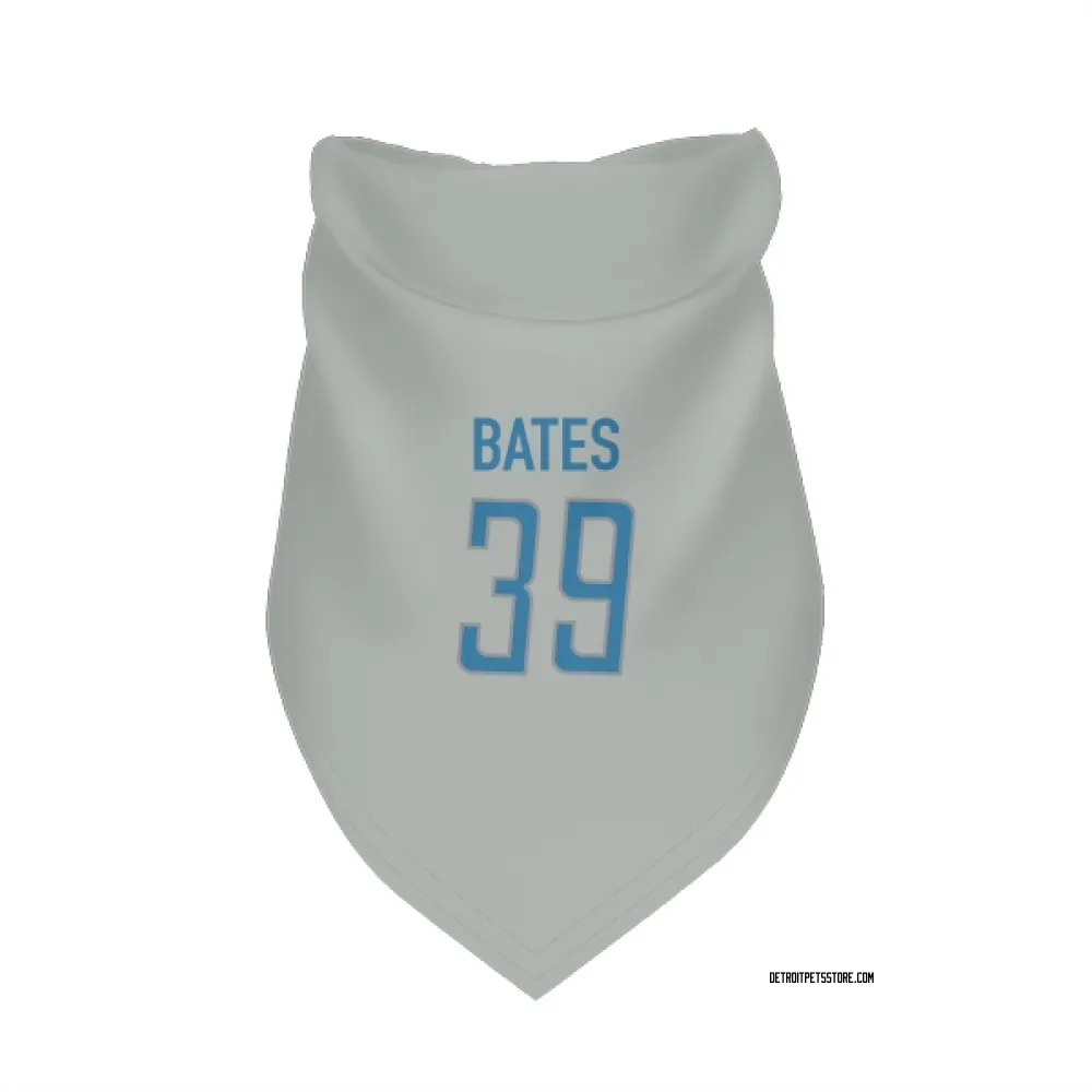 Detroit Lions Jake Bates Silver Pet Bandana for Dog & Cat