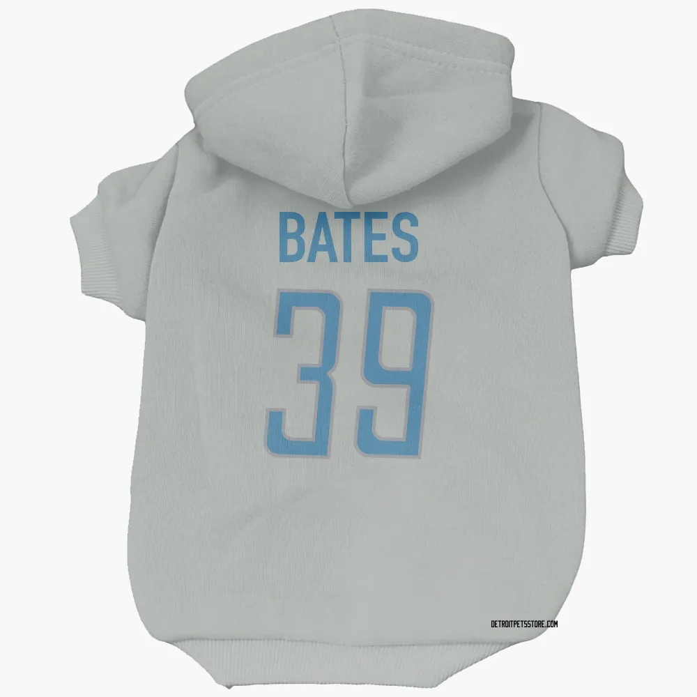 Detroit Lions Jake Bates Silver Pet Hoodie for Dog & Cat