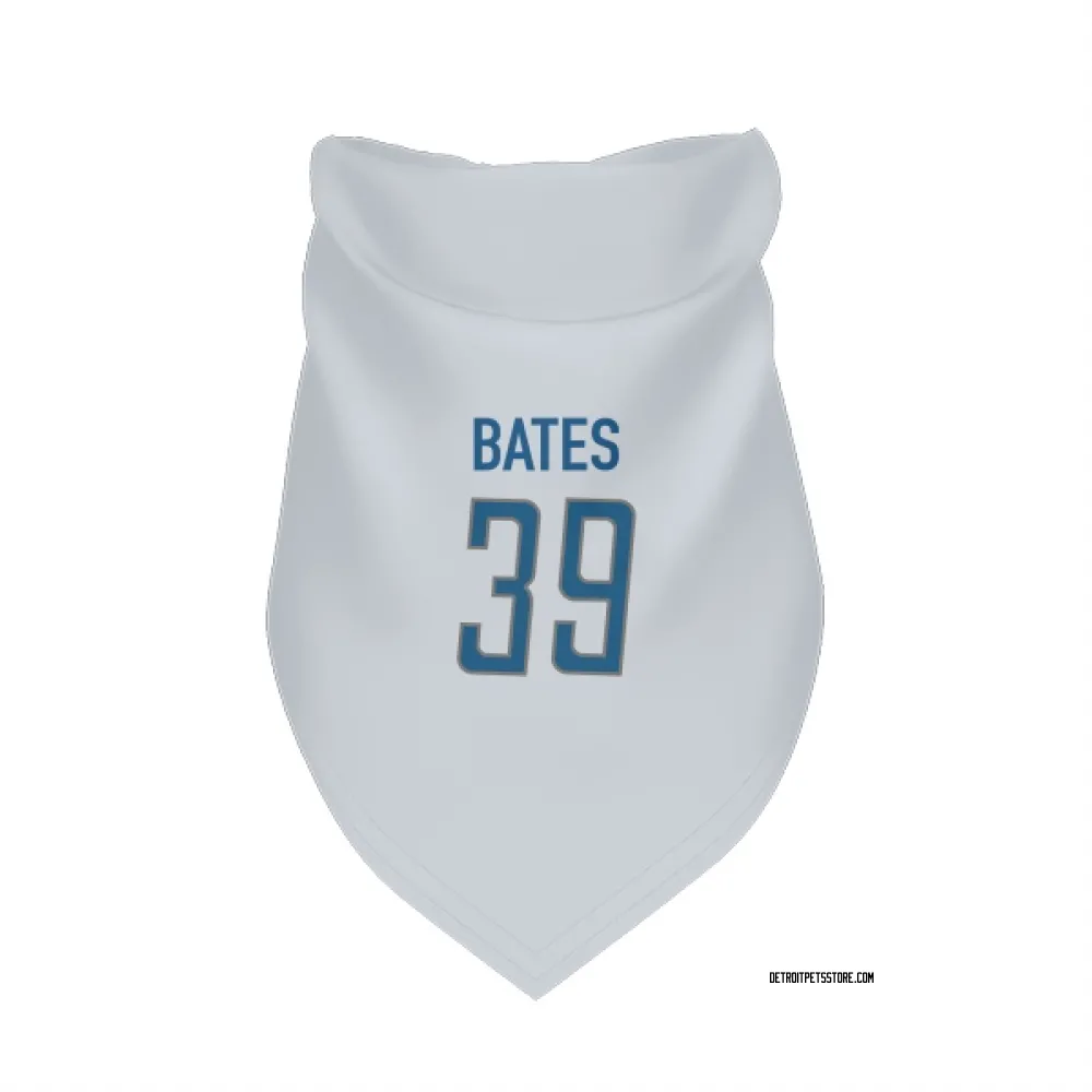 Detroit Lions Jake Bates White Pet Bandana for Dog & Cat