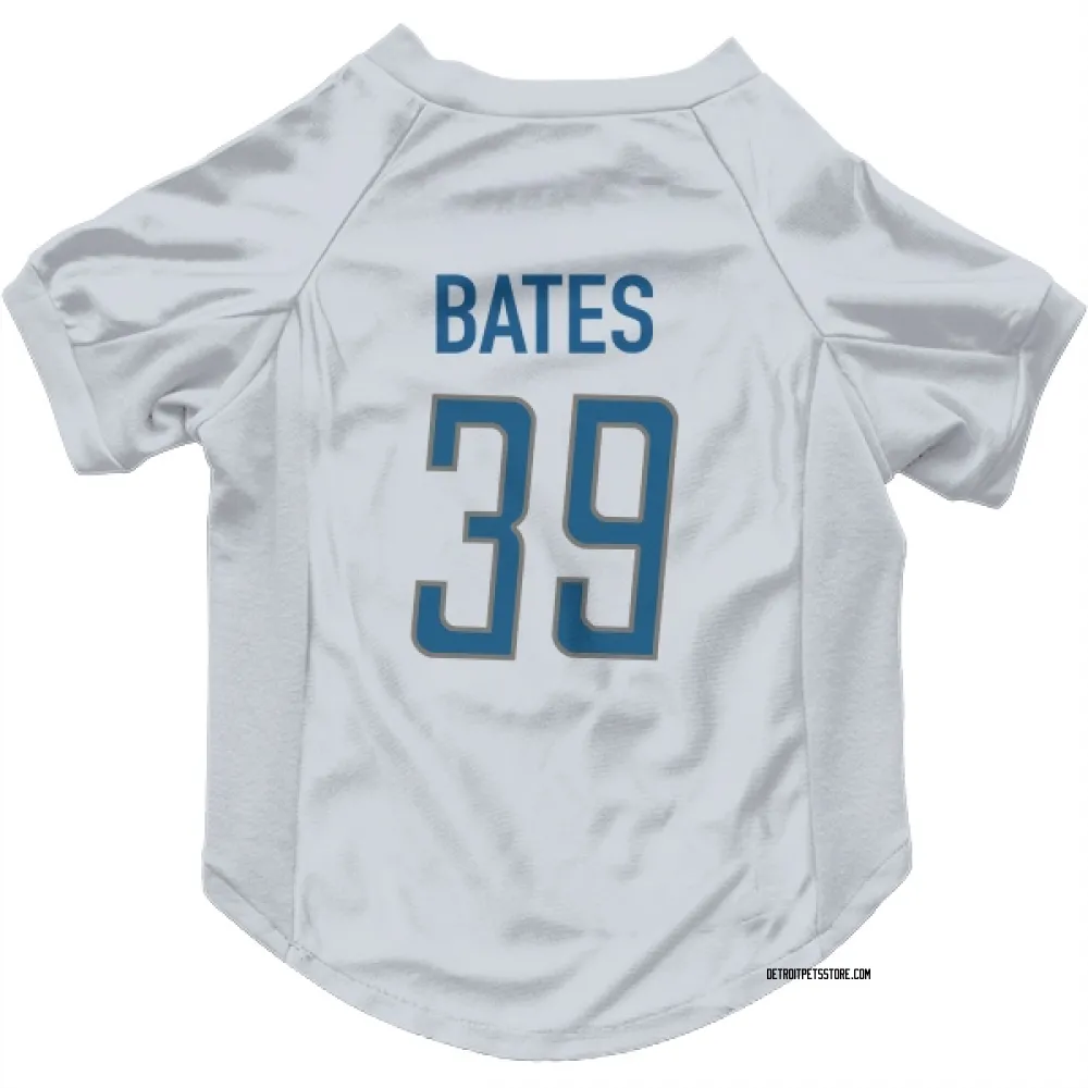 Detroit Lions Jake Bates White Pet Jersey for Dog & Cat