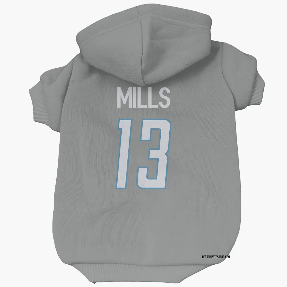 Detroit Lions Jalen Mills Steel Pet Hoodie for Dog & Cat