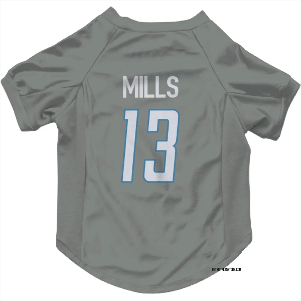 Detroit Lions Jalen Mills Steel Pet Jersey for Dog & Cat