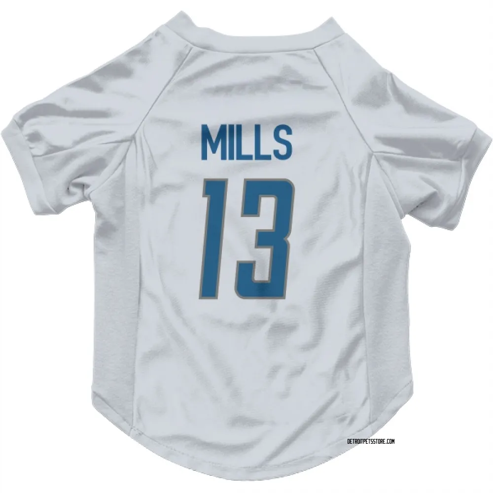 Detroit Lions Jalen Mills White Pet Jersey for Dog & Cat