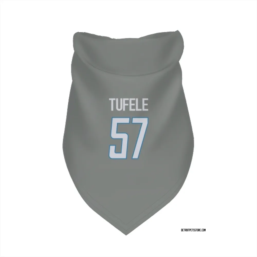 Detroit Lions Jay Tufele Steel Pet Bandana for Dog & Cat