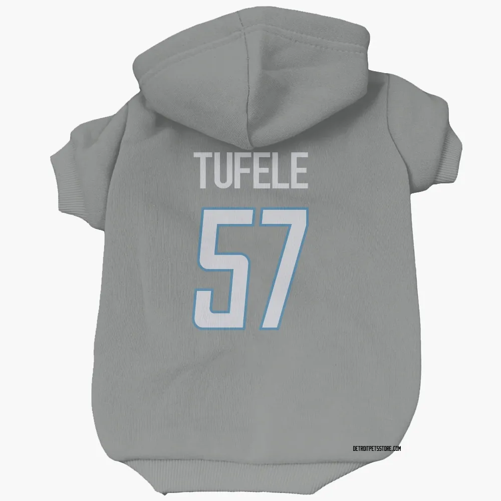 Detroit Lions Jay Tufele Steel Pet Hoodie for Dog & Cat