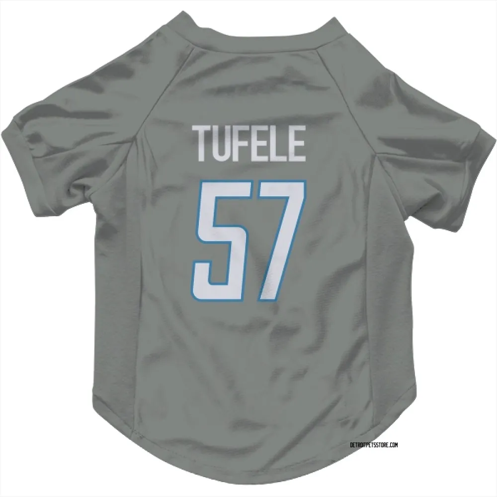 Detroit Lions Jay Tufele Steel Pet Jersey for Dog & Cat