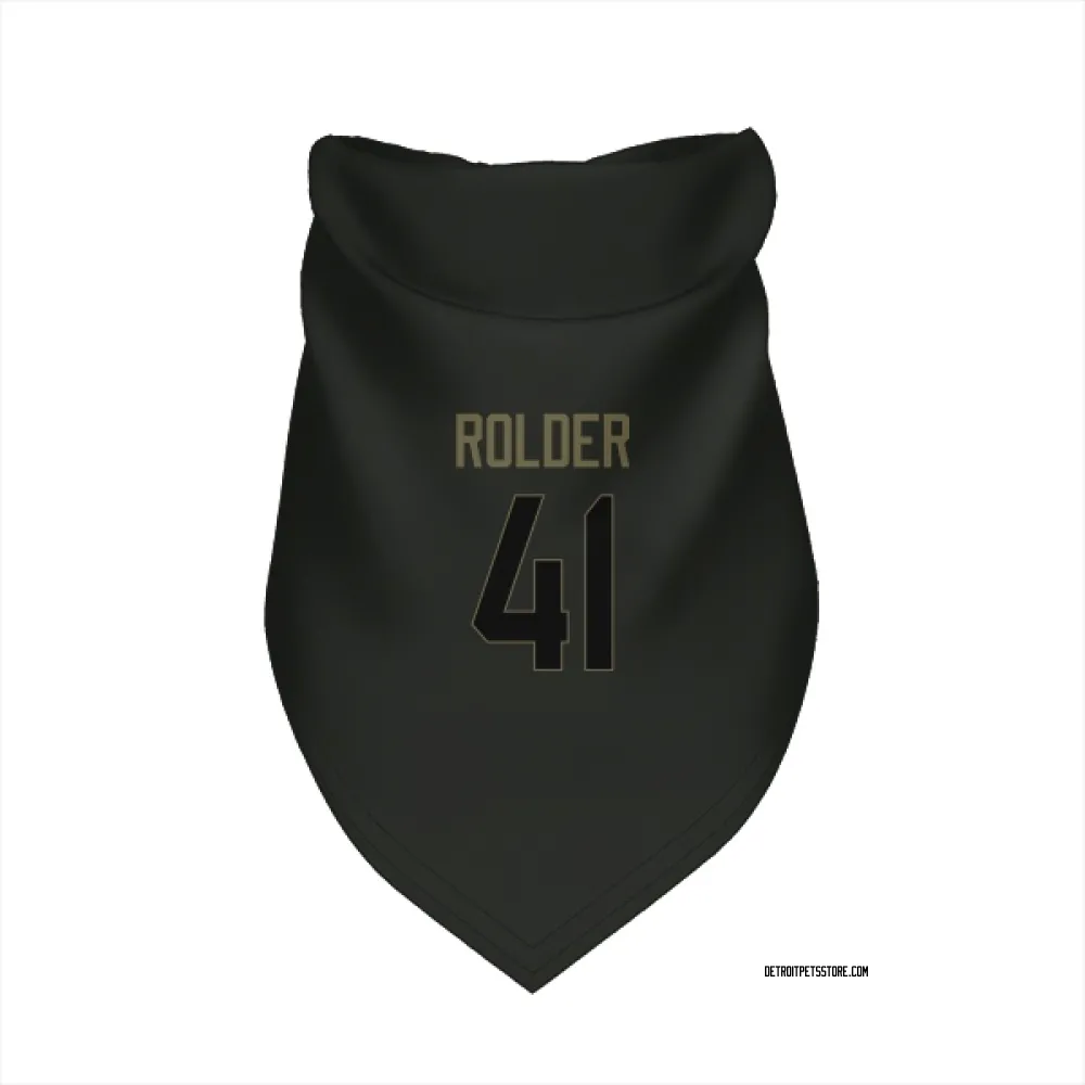 Detroit Lions Jimmy Rolder Black Service Pet Bandana for Dog & Cat
