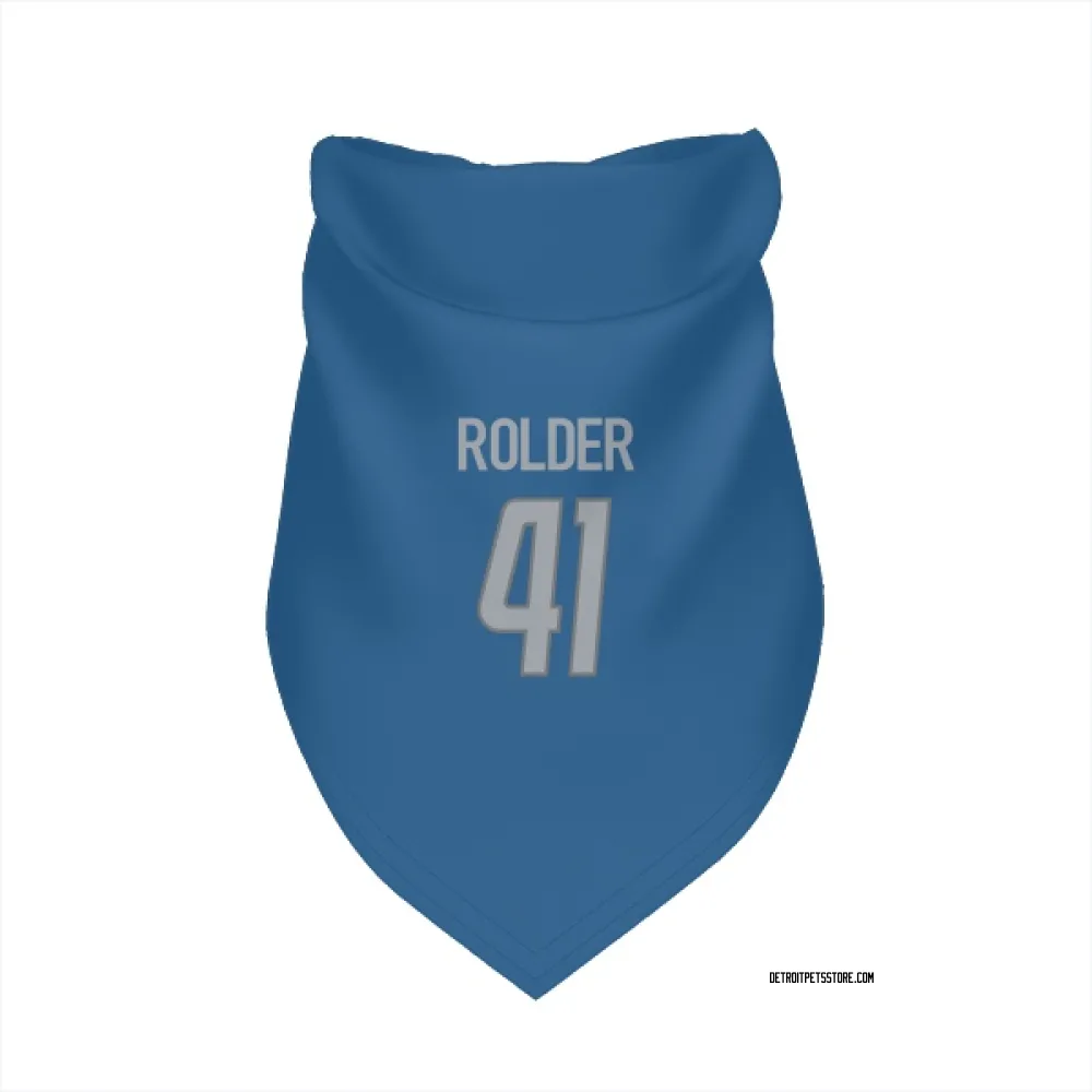 Detroit Lions Jimmy Rolder Blue Pet Bandana for Dog & Cat