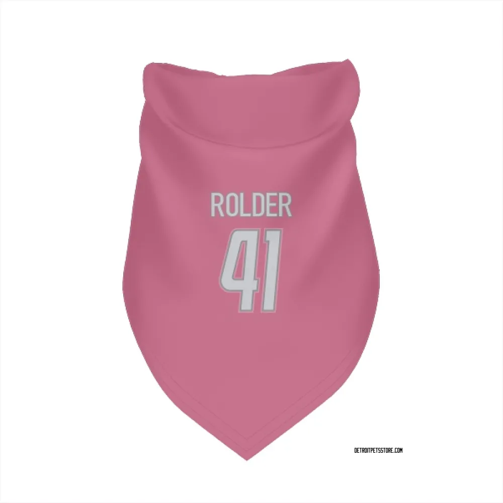 Detroit Lions Jimmy Rolder Pink Pet Bandana for Dog & Cat