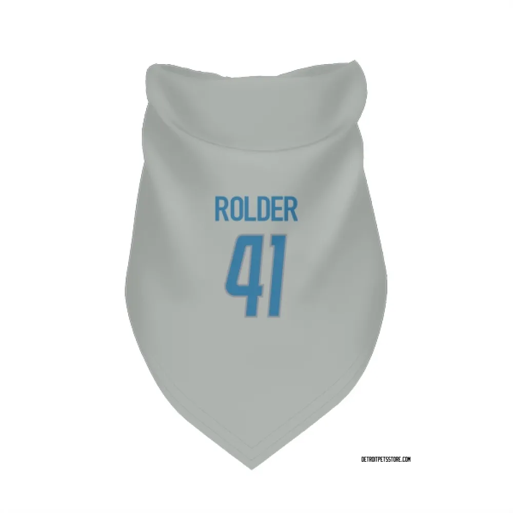 Detroit Lions Jimmy Rolder Silver Pet Bandana for Dog & Cat