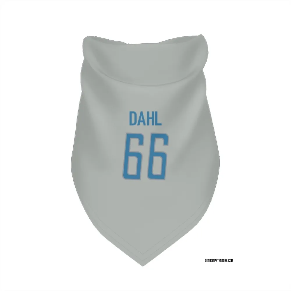Detroit Lions Joe Dahl Silver Pet Bandana for Dog & Cat