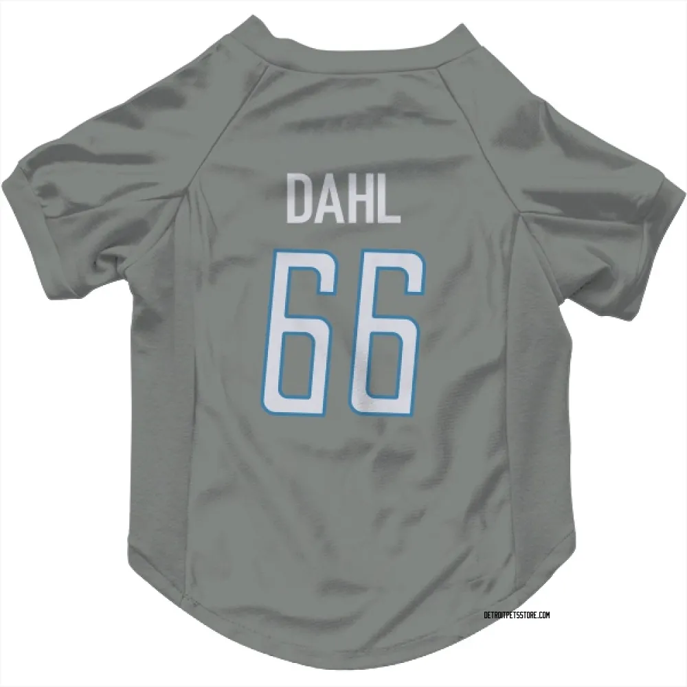 Detroit Lions Joe Dahl Steel Pet Jersey for Dog & Cat