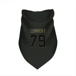 Detroit Lions John Cominsky Black Service Pet Bandana for Dog & Cat