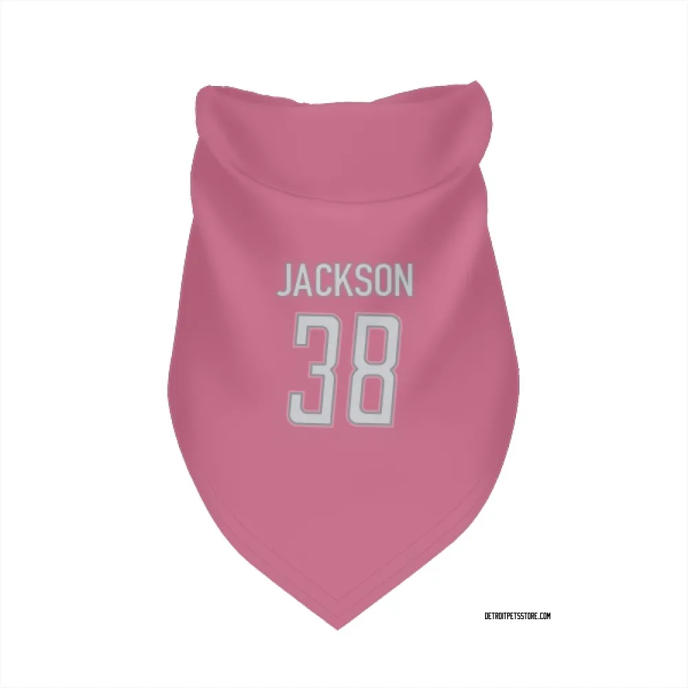 Detroit Lions Justin Jackson Pink Pet Bandana for Dog & Cat