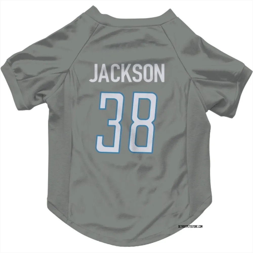 Detroit Lions Justin Jackson Steel Pet Jersey for Dog & Cat