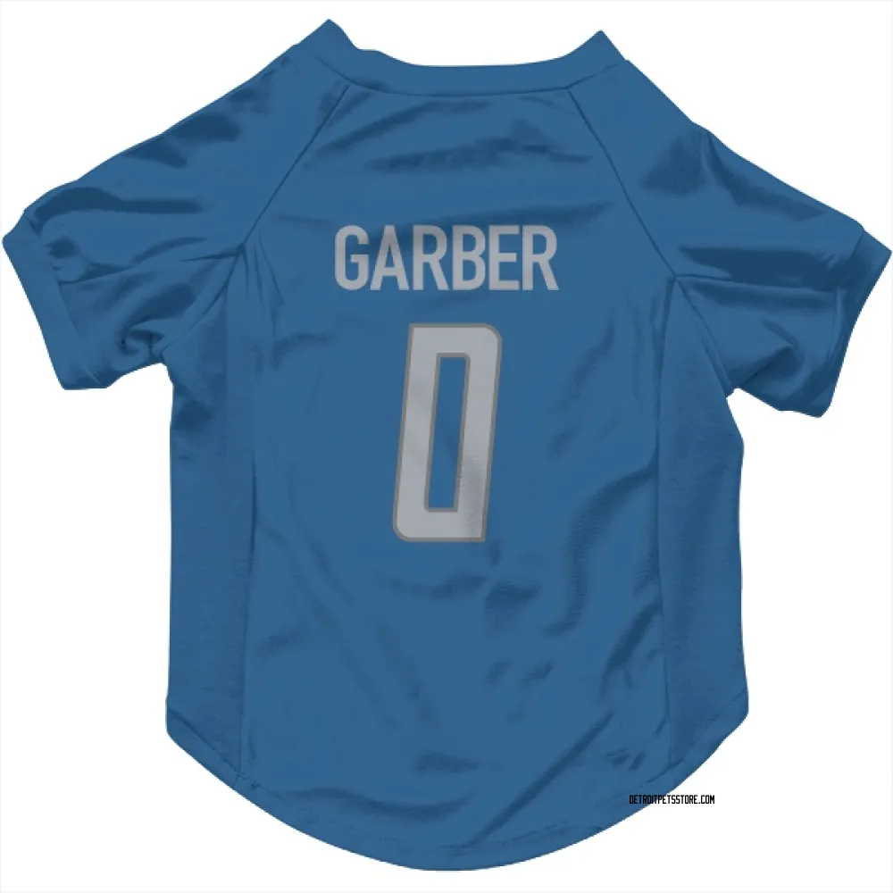 Detroit Lions Keenan Garber Blue Pet Jersey for Dog & Cat
