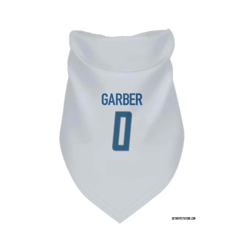 Detroit Lions Keenan Garber White Pet Bandana for Dog & Cat