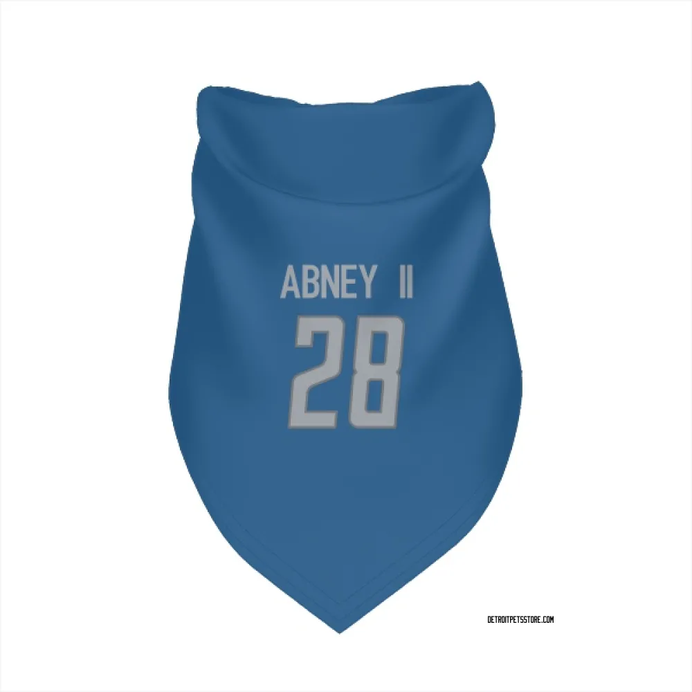 Detroit Lions Keith Abney II Blue Pet Bandana for Dog & Cat