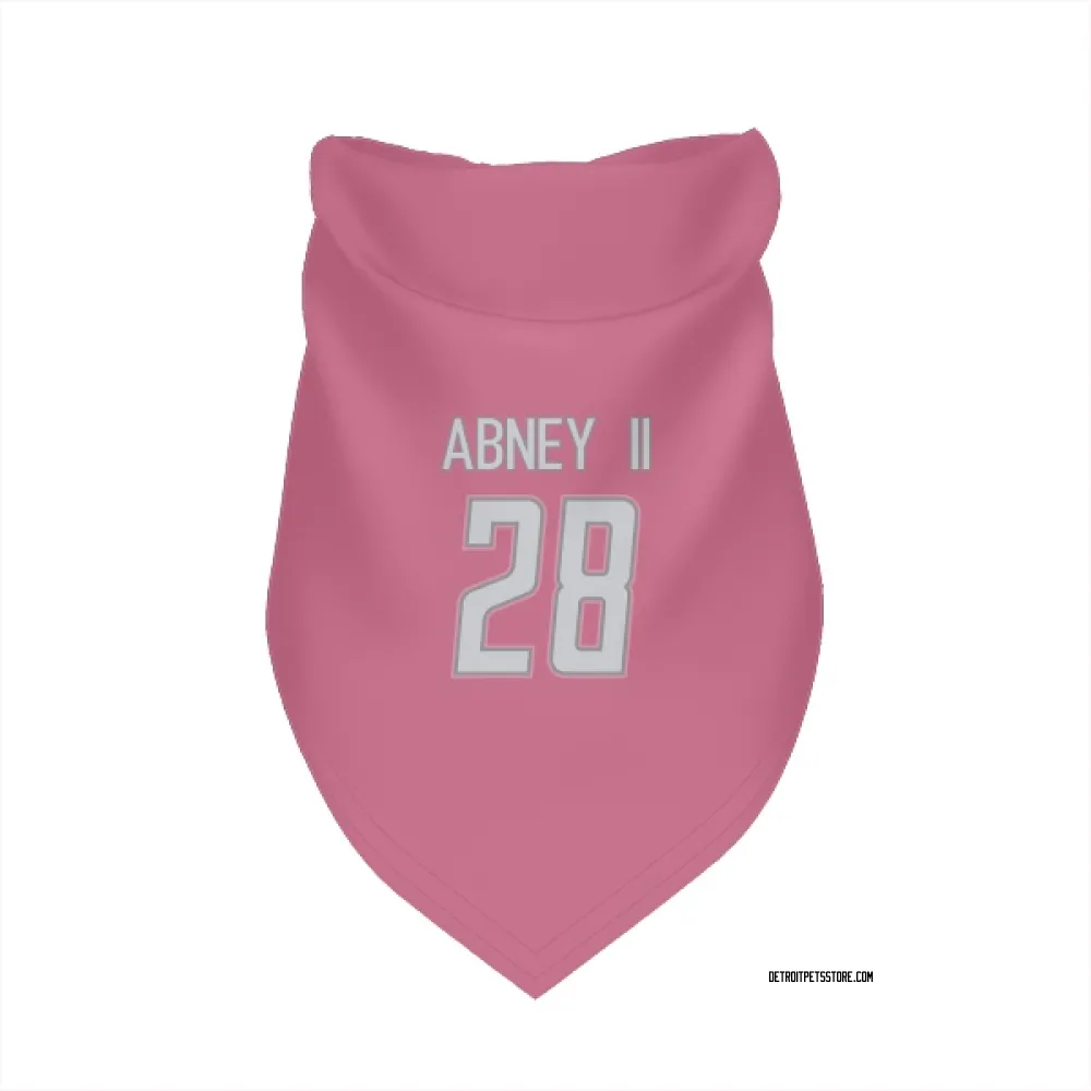 Detroit Lions Keith Abney II Pink Pet Bandana for Dog & Cat