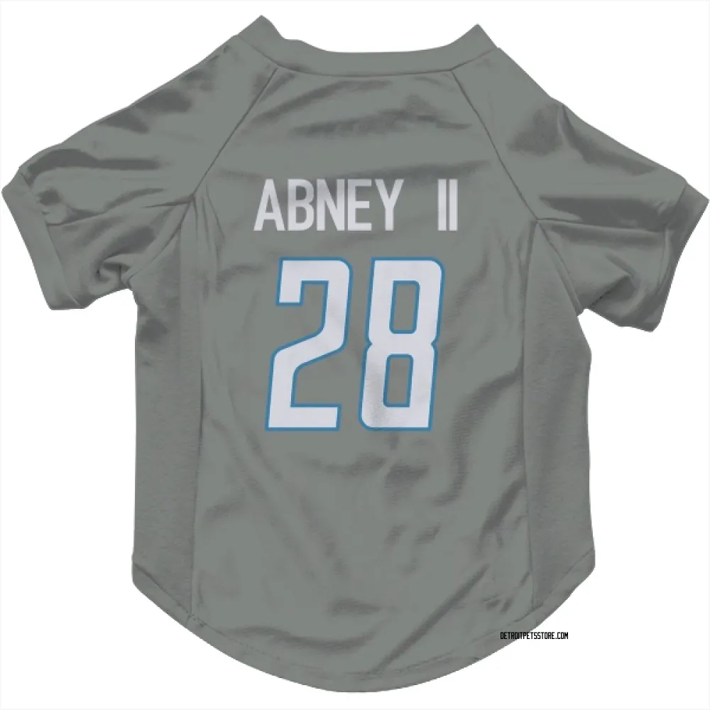 Detroit Lions Keith Abney II Steel Pet Jersey for Dog & Cat