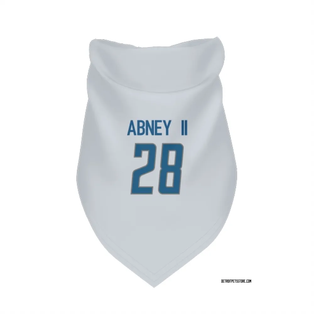 Detroit Lions Keith Abney II White Pet Bandana for Dog & Cat