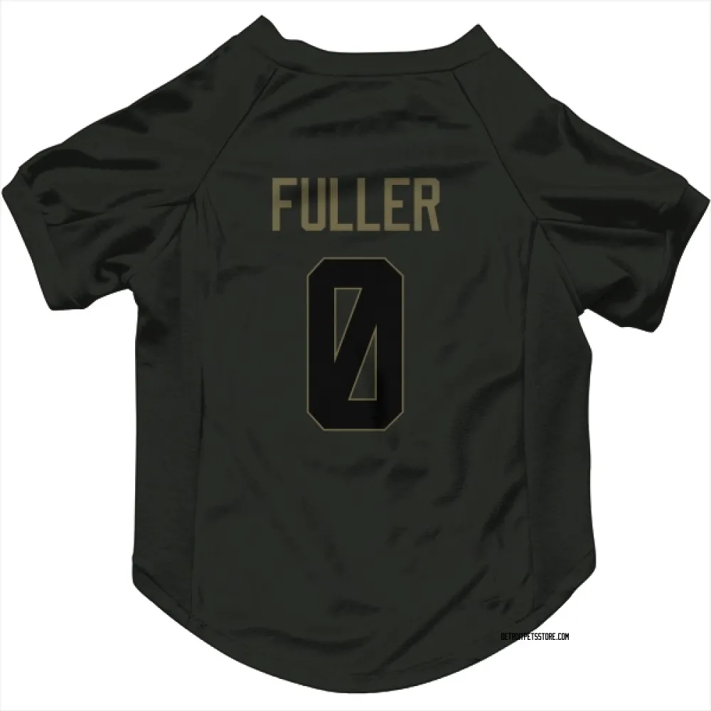 Detroit Lions Kendall Fuller Black Service Pet Jersey for Dog & Cat
