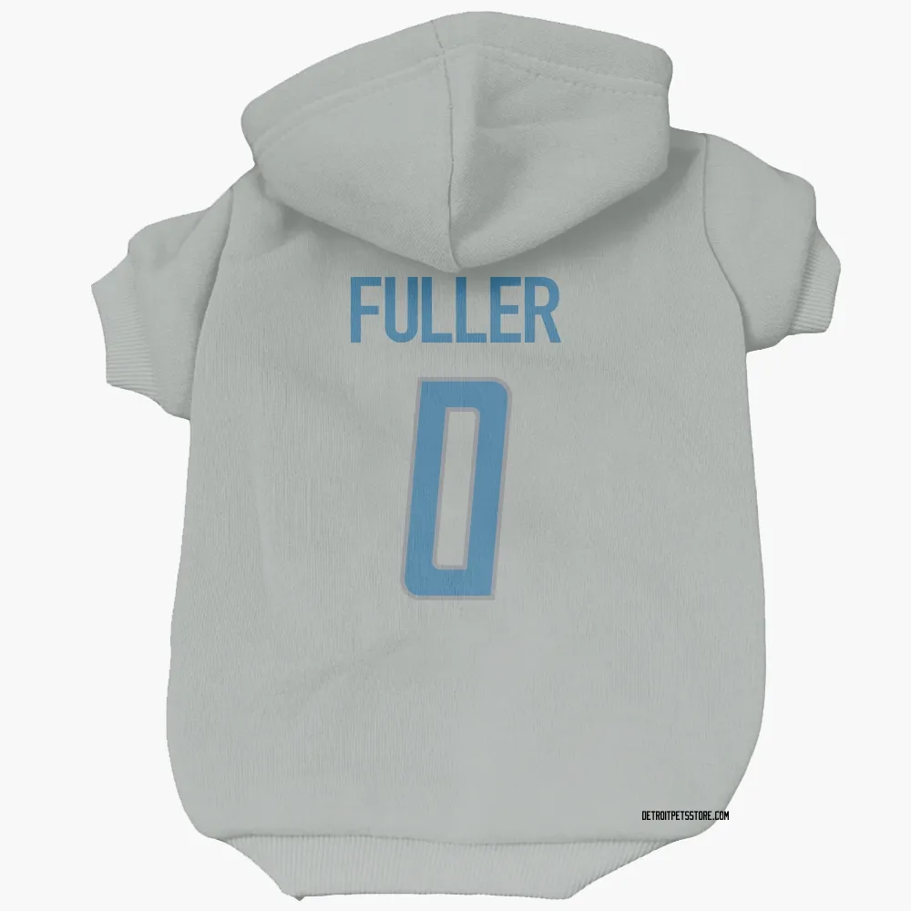 Detroit Lions Kendall Fuller Silver Pet Hoodie for Dog & Cat