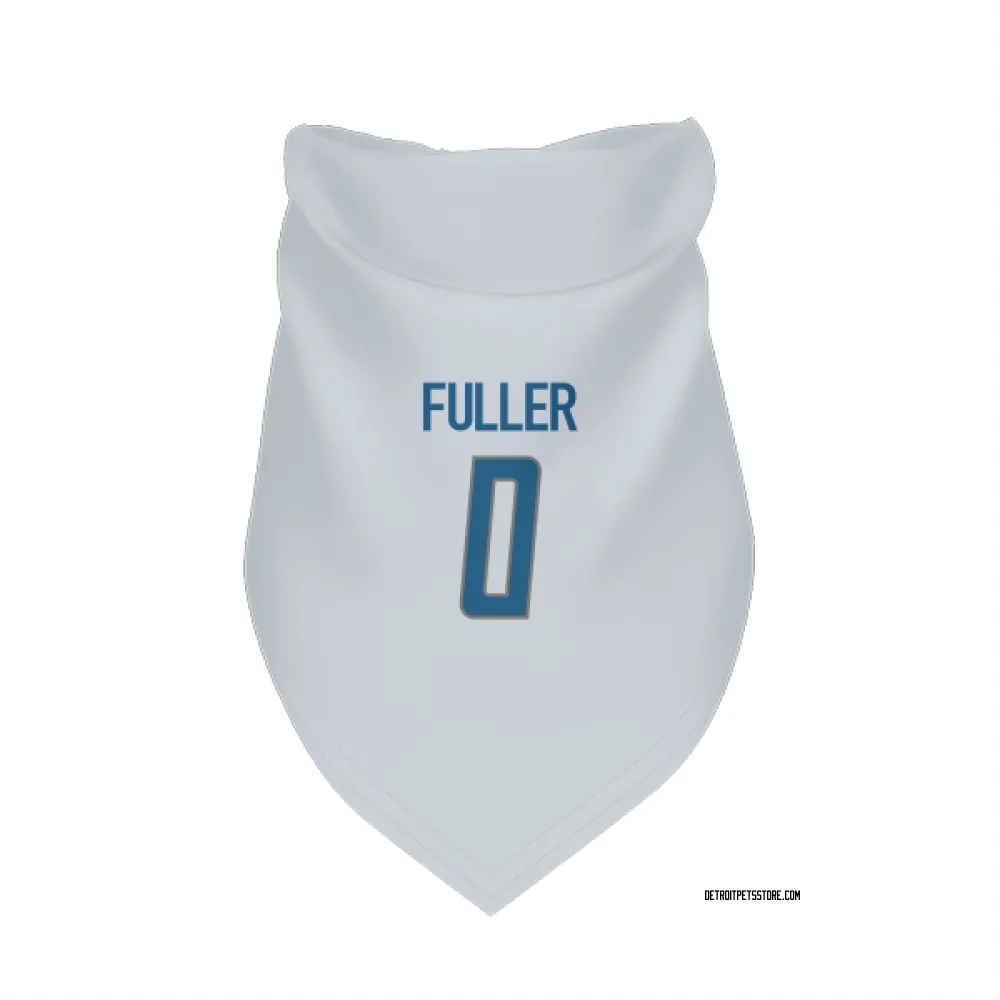 Detroit Lions Kendall Fuller White Pet Bandana for Dog & Cat