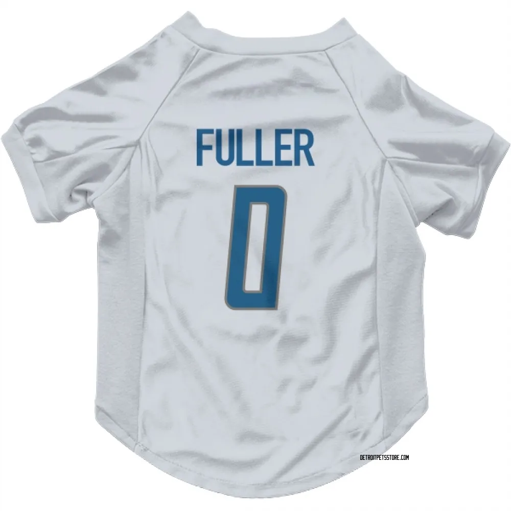 Detroit Lions Kendall Fuller White Pet Jersey for Dog & Cat