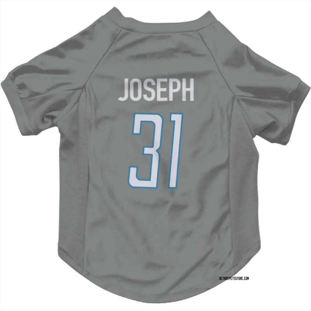 Detroit Lions Kerby Joseph Steel Pet Jersey for Dog & Cat