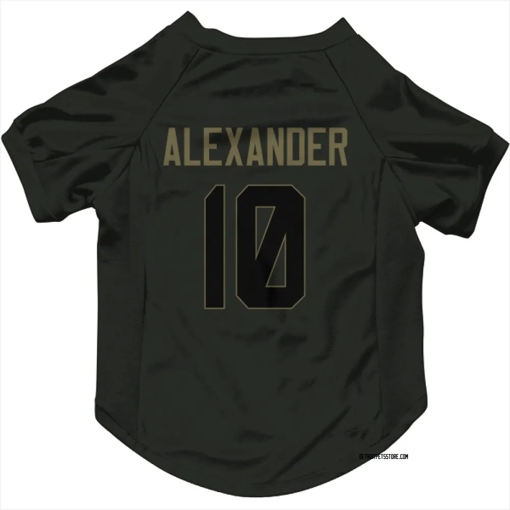Detroit Lions Kwon Alexander Black Service Pet Jersey for Dog & Cat