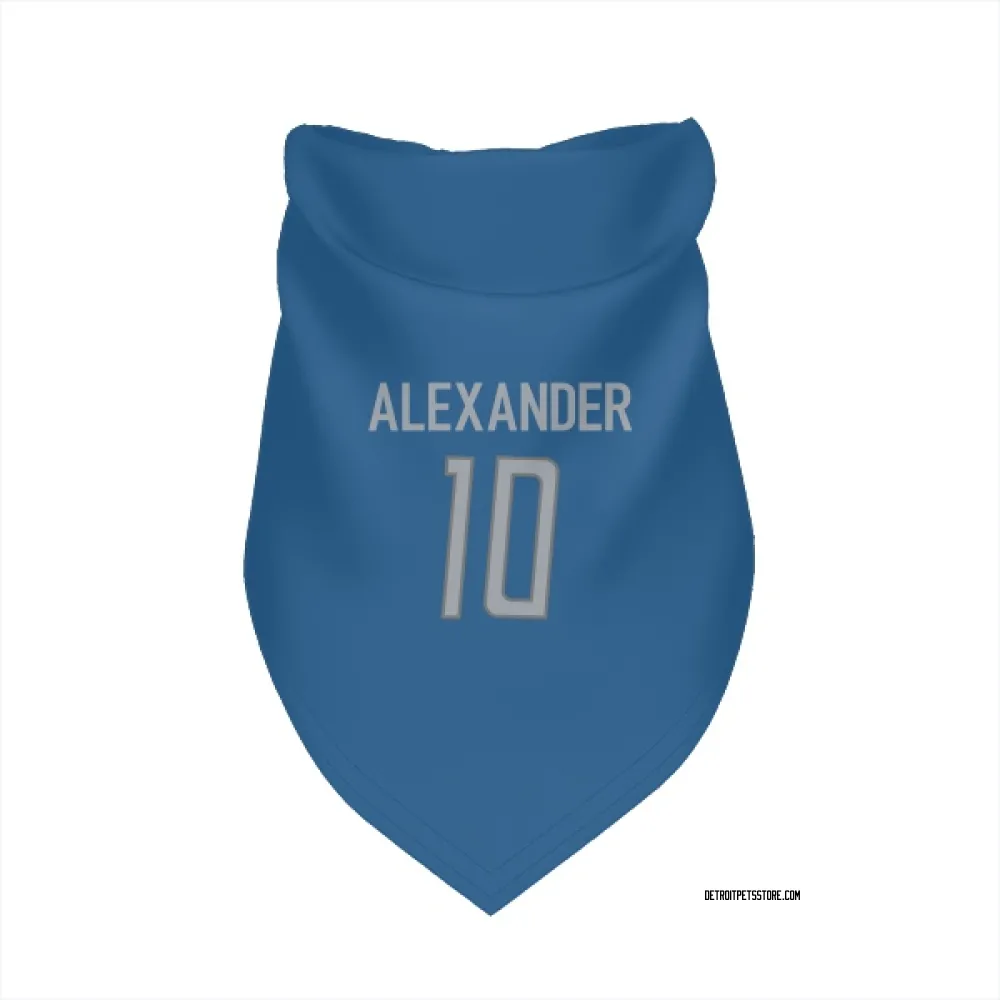 Detroit Lions Kwon Alexander Blue Pet Bandana for Dog & Cat