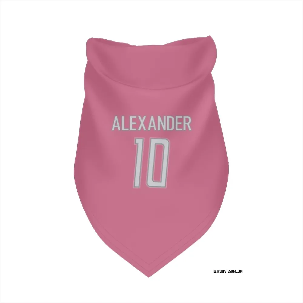 Detroit Lions Kwon Alexander Pink Pet Bandana for Dog & Cat