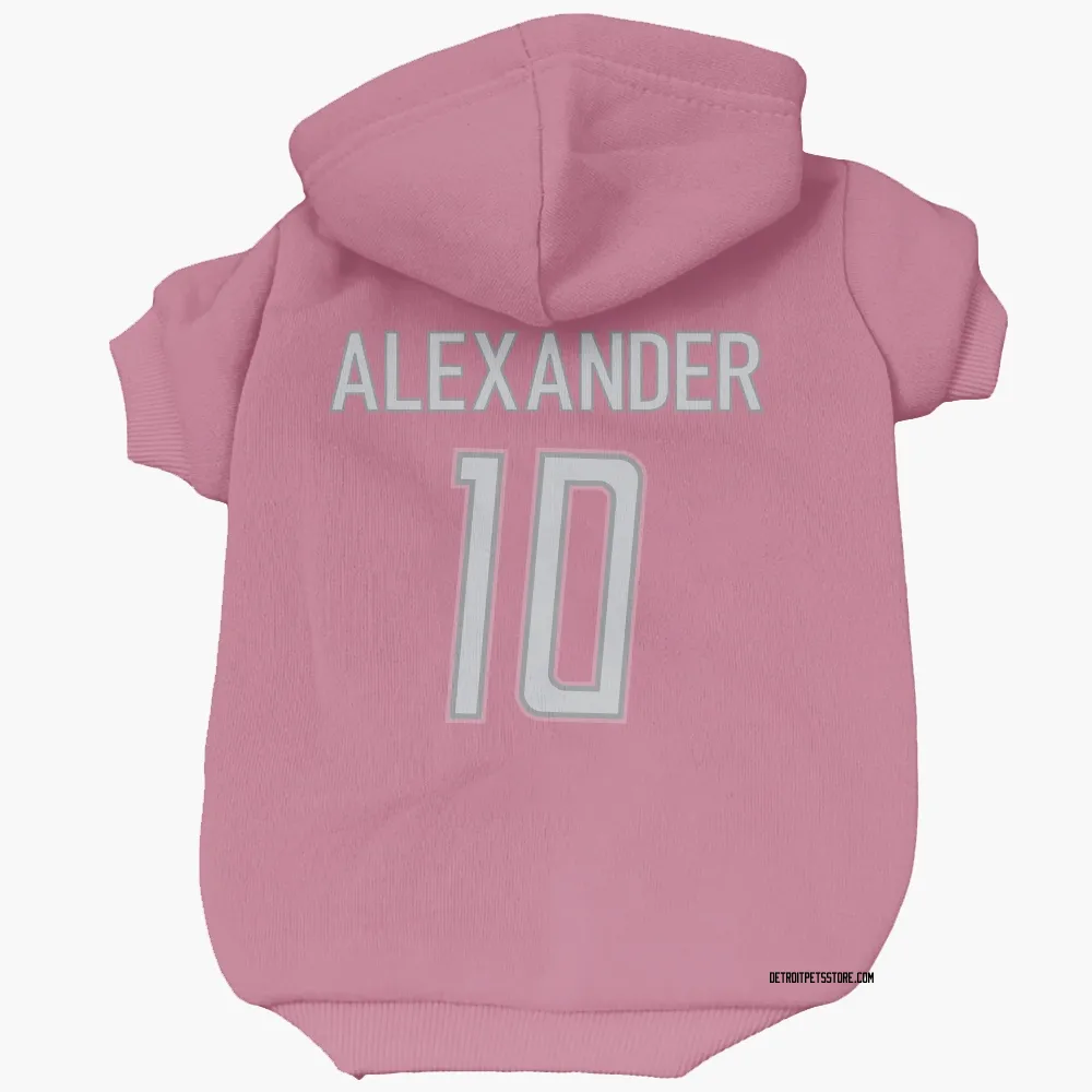 Detroit Lions Kwon Alexander Pink Pet Hoodie for Dog & Cat