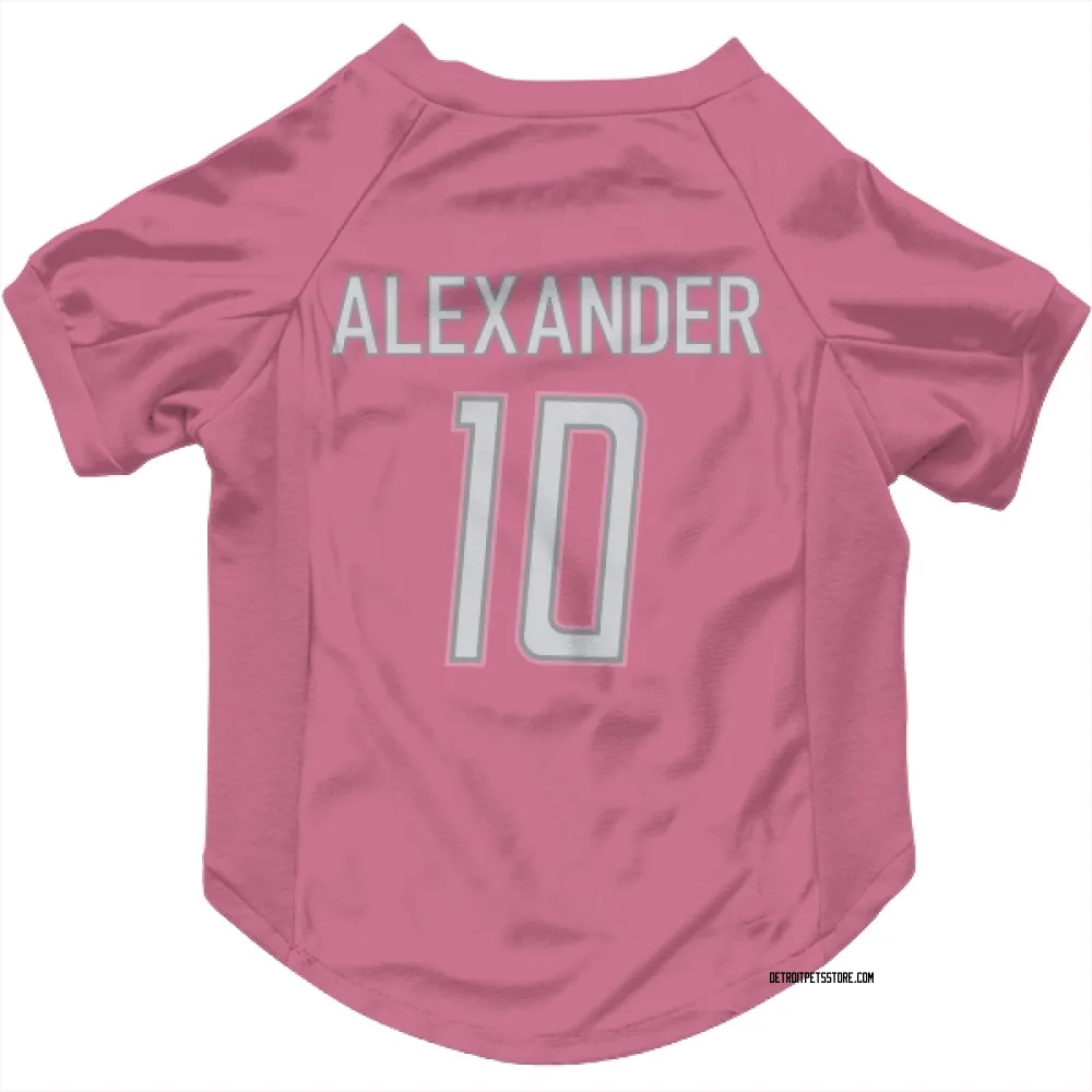 Detroit Lions Kwon Alexander Pink Pet Jersey for Dog & Cat