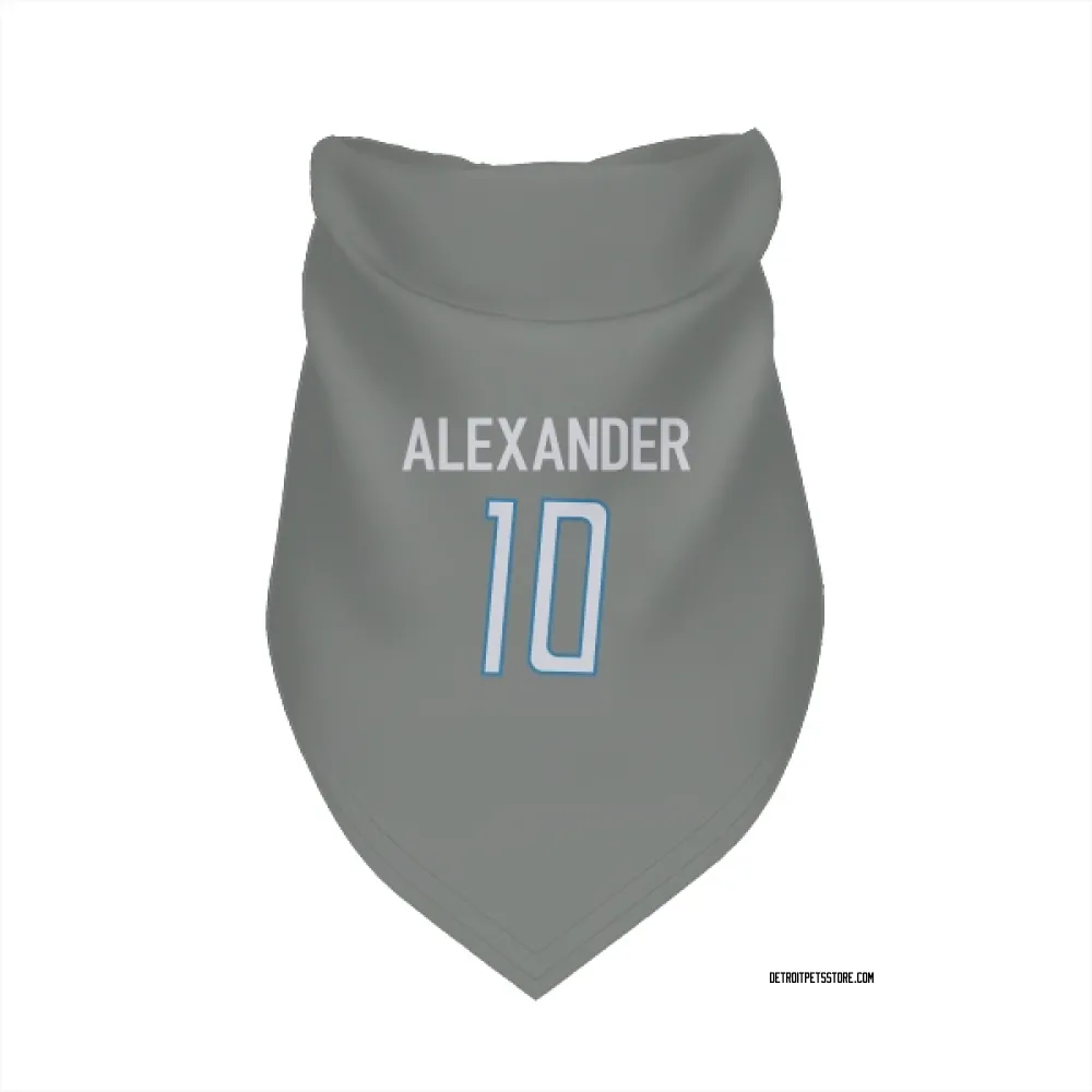 Detroit Lions Kwon Alexander Steel Pet Bandana for Dog & Cat