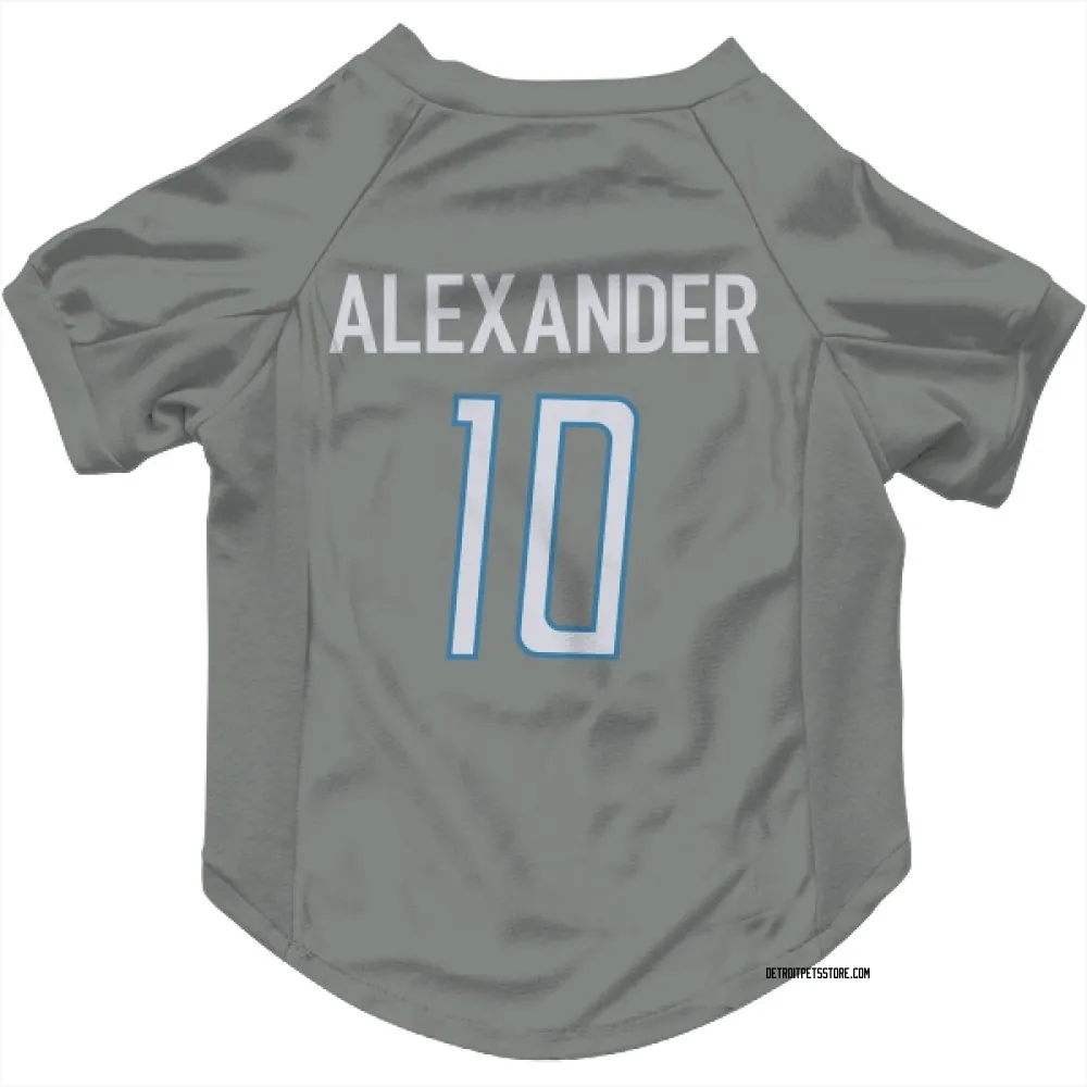 Detroit Lions Kwon Alexander Steel Pet Jersey for Dog & Cat