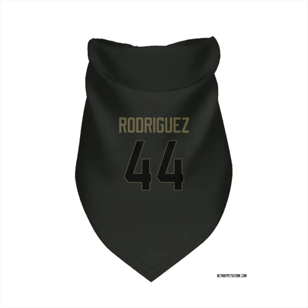 Detroit Lions Malcolm Rodriguez Black Service Pet Bandana for Dog & Cat