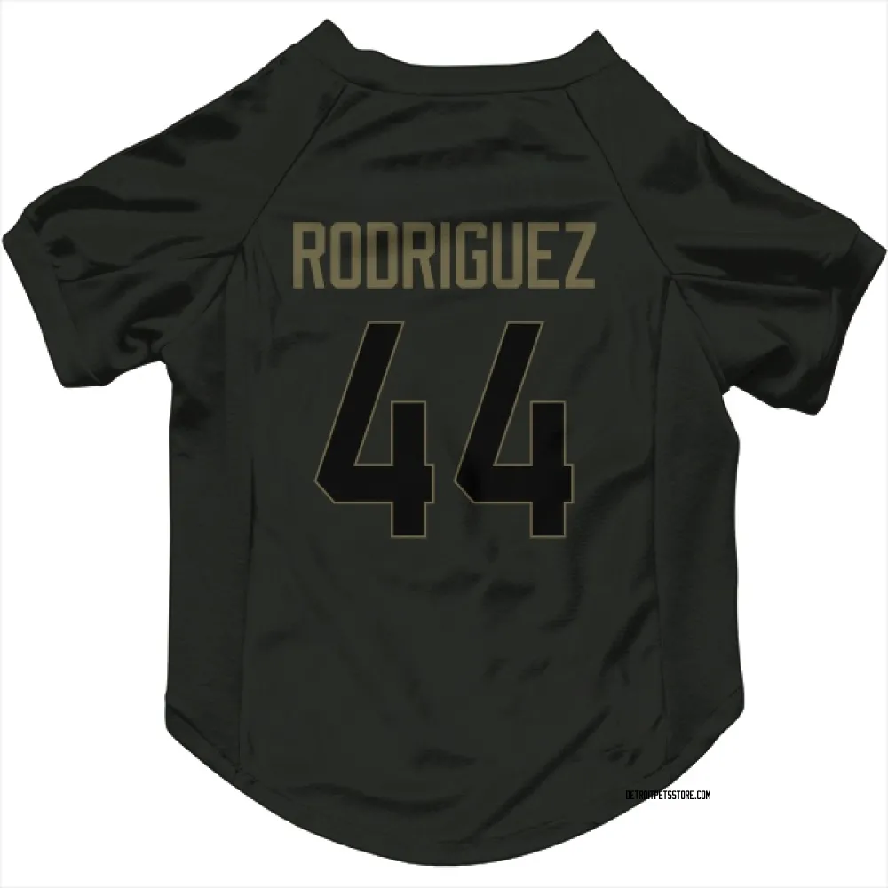 Detroit Lions Malcolm Rodriguez Black Service Pet Jersey for Dog & Cat